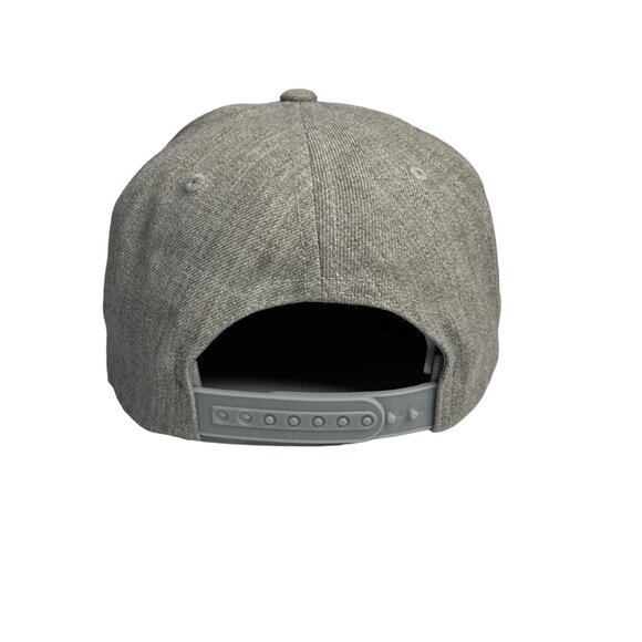 The Classics Yupoong Hat Legendary Snapback Gray Wool Blend New - Picture 5 of 8